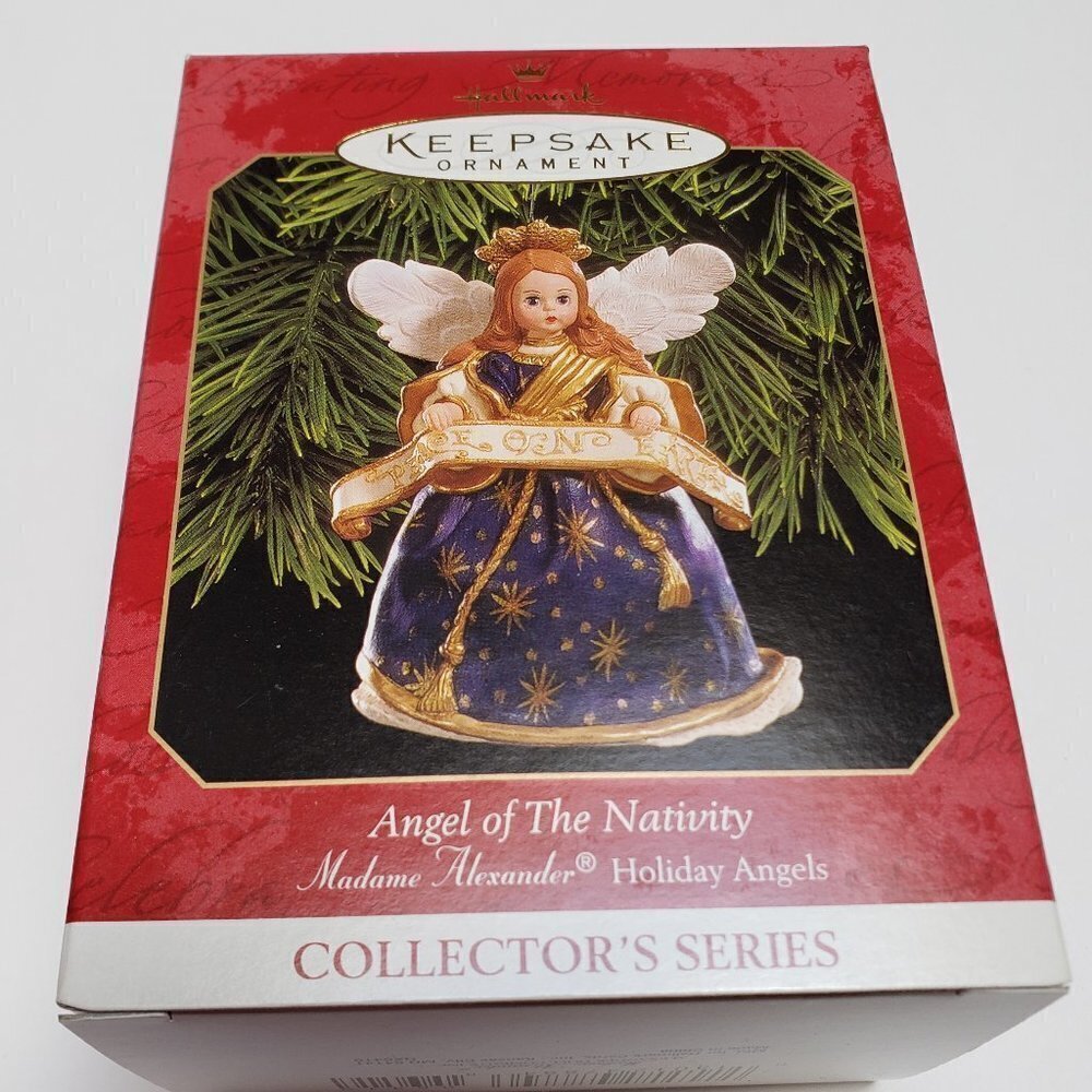 NWT Madame Alexander Angel Of The Nativity 1999 Hallmark Keepsake Ornament